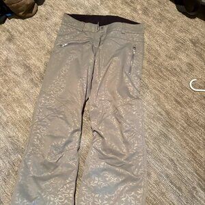 Grey Obermeyer Ski Pants